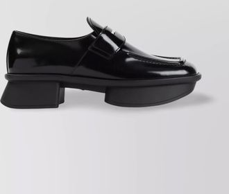 Prada equal loafers platform sole