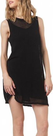 Bloomingdale's Tera Mesh Tank Shift Dress In Black