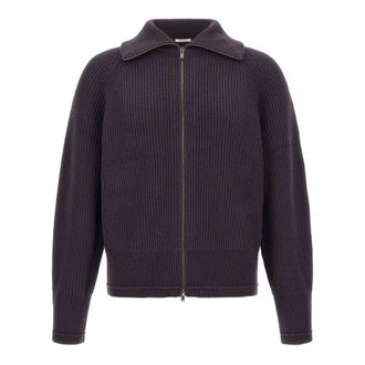 Entire studios Entire Studios - Blimp Full Zip Cardigan - Heren - Truien - Paars - Maat: Xl/2Xl Zijde