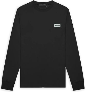 Aspact Element LS Tee - Heren - Tops - Zwart - Maat: L