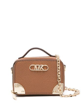 Michael Michael Kors micro Estelle cross body bag - Brown