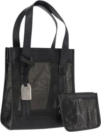 Gucci Pre-owned Handbags, female, Black, Size: ONE SIZE Pre-owned Vintage Leather Handbag