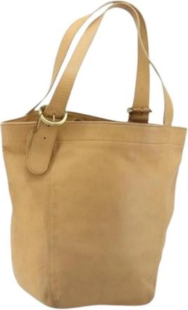 Coach Pre-owned Bucket Bags, female, Beige, Size: ONE SIZE Pre-owned Tote Bag