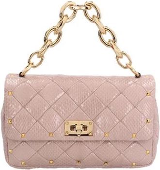 Valentino Garavani Rockstud Spike Schoudertas - Dames - Handtassen - Roze - ONE Size - Leer - Tassen