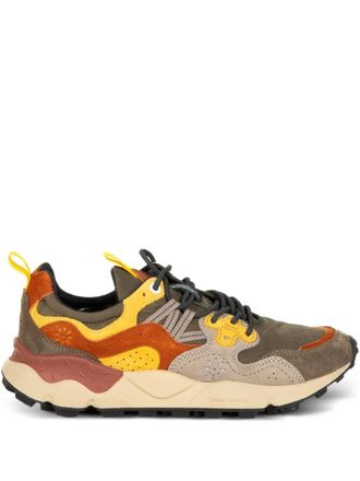 Flower Mountain Flower sneakers met vlakken - Bruin