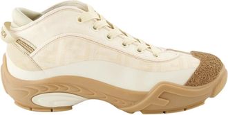 Fendi Heren, Schoenen, Beige, Maat: 39 EU Leer