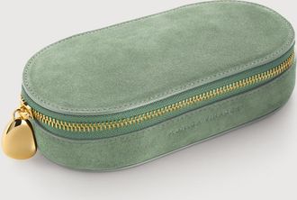 Monica Vinader Oval Suede Jewellery Box