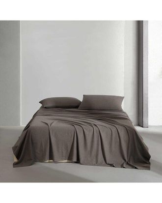 Calvin Klein M&eacute;lange 100% Cotton Flannel Sheet Set