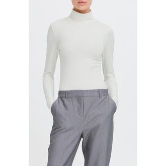 b.young Pamila Turtleneck Top in Off White at Nordstrom Rack, Size X-Large