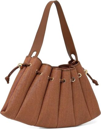 Themoirè Borsa tote Dafne - Marrone