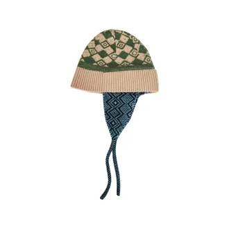 Dries Van Noten Jacquard-knit Earflap Beanie Hat