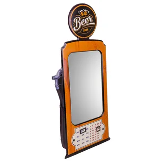 Wanderlust Deco Wanderlust Deco - Espejo De Metal Naranja 42x82x5