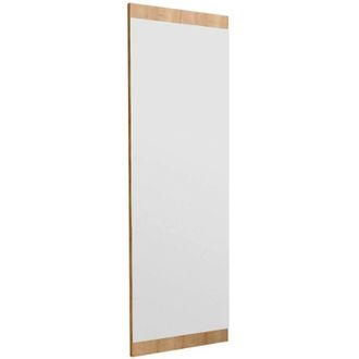 Dmora Dmora - Espejito Acamar, Espejo, Objeto De Decoraci&oacute;n De Pared, Decoraci&oacute;n De Espejo, 40x2h120 Cm, Roble, Con Embalaje Reforzado