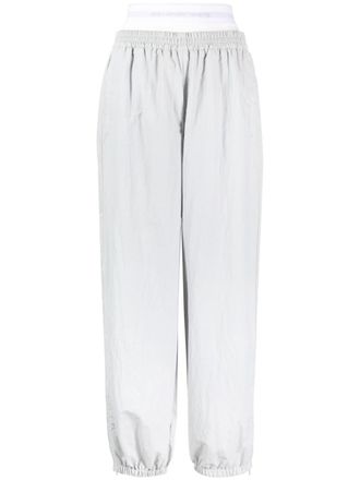 Alexander Wang layered-design track pants - Grey