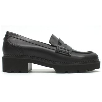 Vionic Fillmore Leather Womens Loafers Shoes - Black - Size:UK 4.5