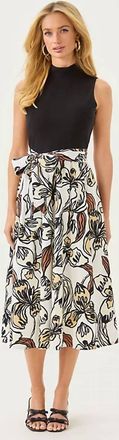 Lilly Pulitzer Womens Prima Midi Dress In Coconut