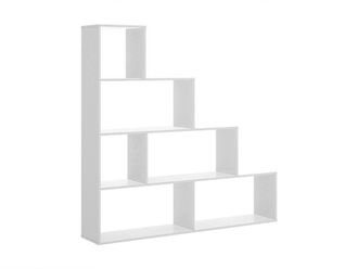 Vente-Unique 6-Compartment Shelving Unit - White - RAJA