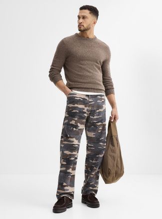 Jack & Jones Mens Woodland camo pant Loose fit