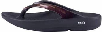 Oofos Womens Oolala Luxe Sandal In Cabernet