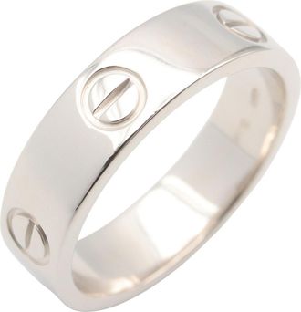 Cartier Silver White Gold (18K) Band Ring (Pre-Owned)