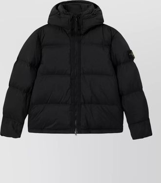 Stone Island down hooded puffer jacket