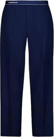 Casablanca Pantalon - Heren - Straight fit broeken - Blauw - L - Wol - Broeken