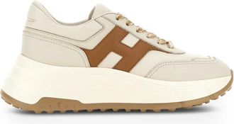 Hogan Hi-Fi leren sneakers - Beige