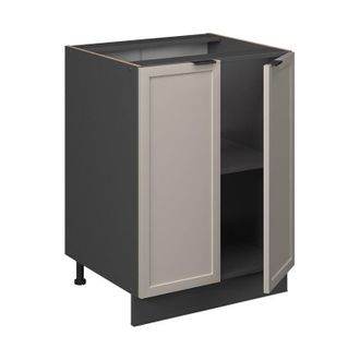 Vicco Mueble Bajo De Cocina Fame-line, Grisbeige, 60 Cm Sin Encimera, Vicco