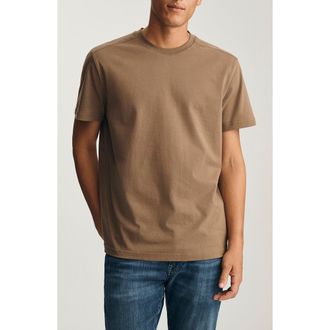Mavi Classic Fit Cotton T-Shirt in Shitake at Nordstrom, Size Xx-Large