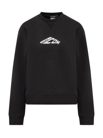 Dsquared2 Black Logo Crew Neck Sweatshirt