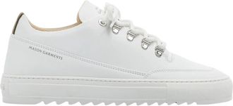 Mason Garments Torino - unisex - Sneakers - Wit - 44 EU - Leer - Schoenen