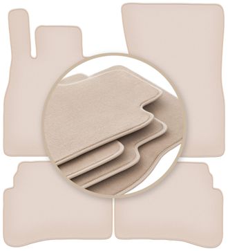 OEM Alfombrillas Beige Premium Para Mercedes S W222 Berlina 2013-2020