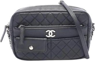 Chanel Pre-owned Matelasse Small Shoulder Bag - Dames - Vintage Schoudertas - Zwart - ONE Size - Leer - Vintage
