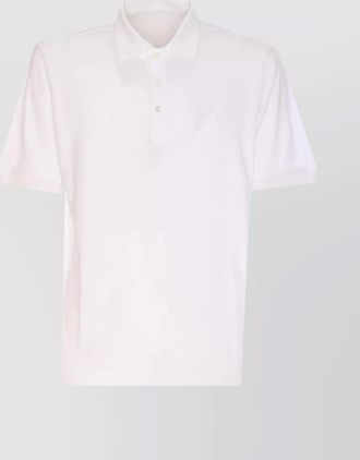 Circolo 1901 polo shirt with ribbed cuffs and short sleeves