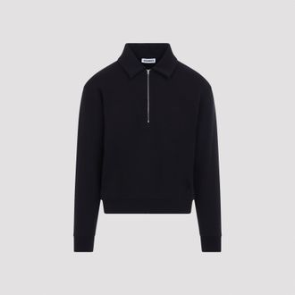 Jil Sander sweatshirt met halve rits