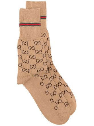 Gucci GG pattern socks - Neutrals