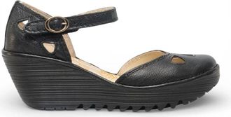 FLY London Leather Wedge Sandals Style Comfort Heels