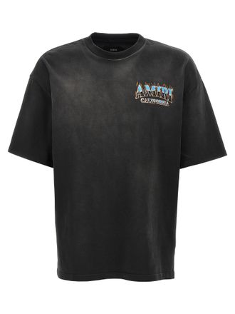 Amiri Black Cotton Mens T-Shirt