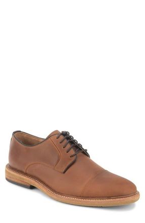 Warfield & Grand Clement II Cap Toe Derby in Cognac at Nordstrom, Size 10.5