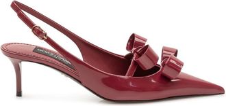 Dolce & Gabbana Red Embellished Pumps