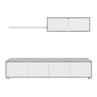 Usinestreet Sal&oacute;n melamina, blanco artik, 200 x 43 x 40,7