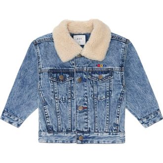 Huxbaby Dreamy Denim Jacket in Denim Blue at Nordstrom, Size 6-12M Au