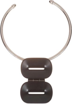 Max Mara Sculpturale Metalen Ketting - Dames - Kettingen - Bruin - ONE Size - Accessoires