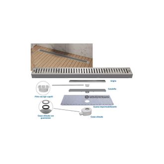 OEM Canaleta De Ducha De Abs De 75 Cm Cn70-01 - Brixo