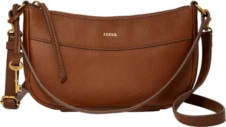 Fossil Womens Skylar Leather Small Crossbody