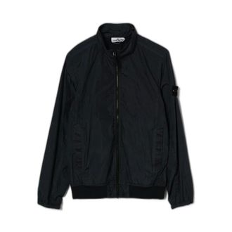 Stone Island Bomber in technisch materiaal - Heren - Jassen - Blauw - Maat: 5XL