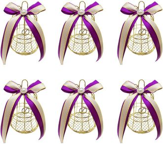 OEM Caja De Dulces Para Bodas De 6 Piezas, Caja De Embalaje - Morado