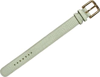 Dolce & Gabbana Armband Riem - Dames - Armbanden - Groen - ONE Size - Leer - Accessoires
