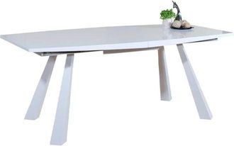 Pondecor Interiorismo Mesa Sirocco patas y sobre en MDF lacado en blanco