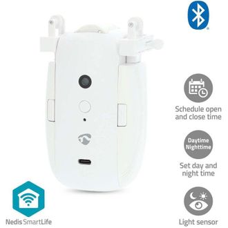 Nedis SmartLife Robot da Tenda Bianco Motorizzato Intelligente